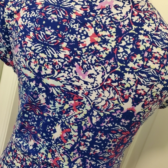 Soybu Colorful Print Knit Dress Size Small, Athlesiure, Comfy Stretchy - Picture 4 of 8